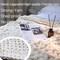 Chenille Chunky Knit Blanket Throw (40×50 Inch), Handmade Warm & Cozy Blanket Couch, Bed, Home Decor, Soft Breathable Fleece Banket, Christmas Thick and Giant Yarn Throws, Cream